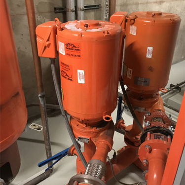Rebuilt the pumps and motors on a Tiger flow package booster pump system.