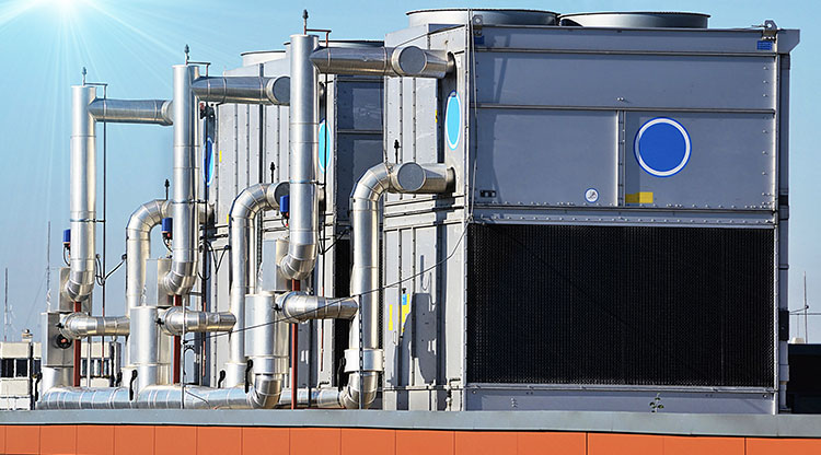 Boilers and cooling tower